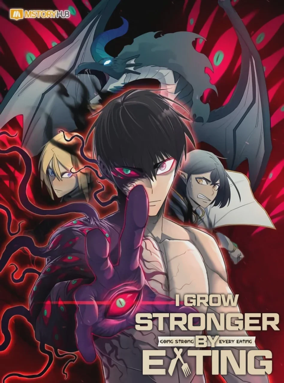 I Grow Stronger By Eating! Manhwa cover