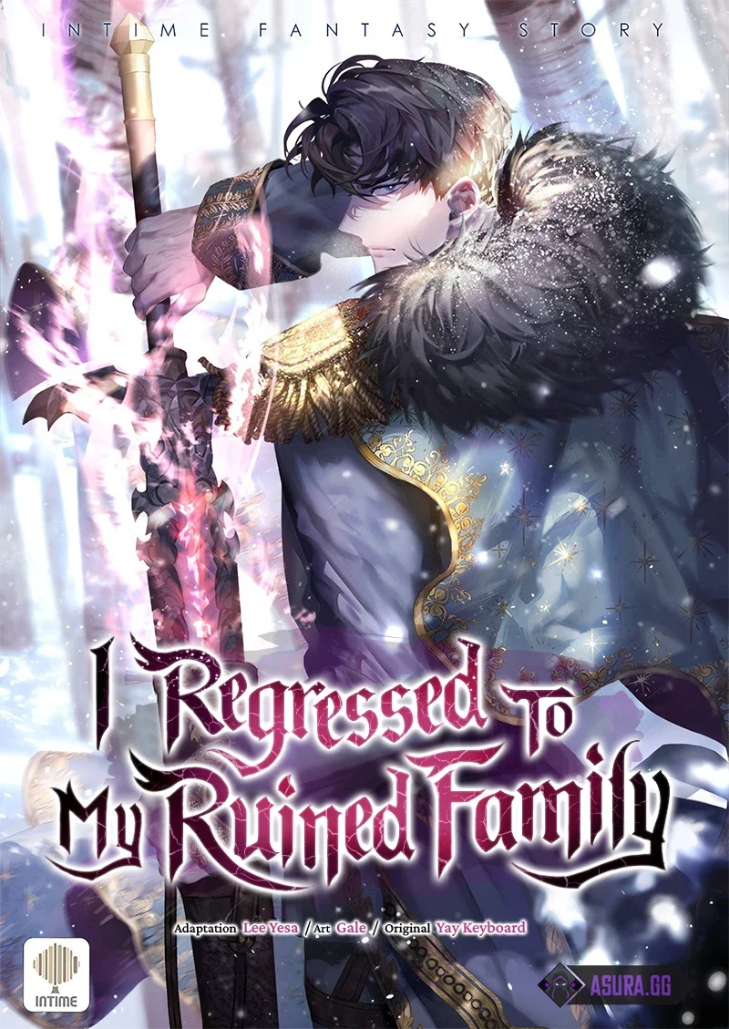 I Regressed to My Ruined Family Manhwa cover