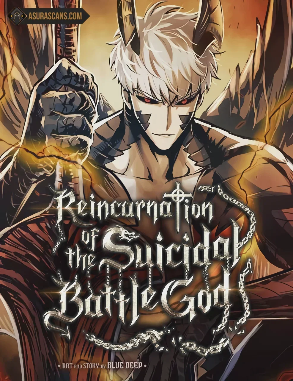 Reincarnation of the Suicidal Battle God Manhwa cover