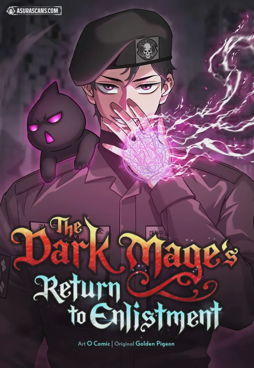 The Dark Mage's Return to Enlistment Manhwa cover
