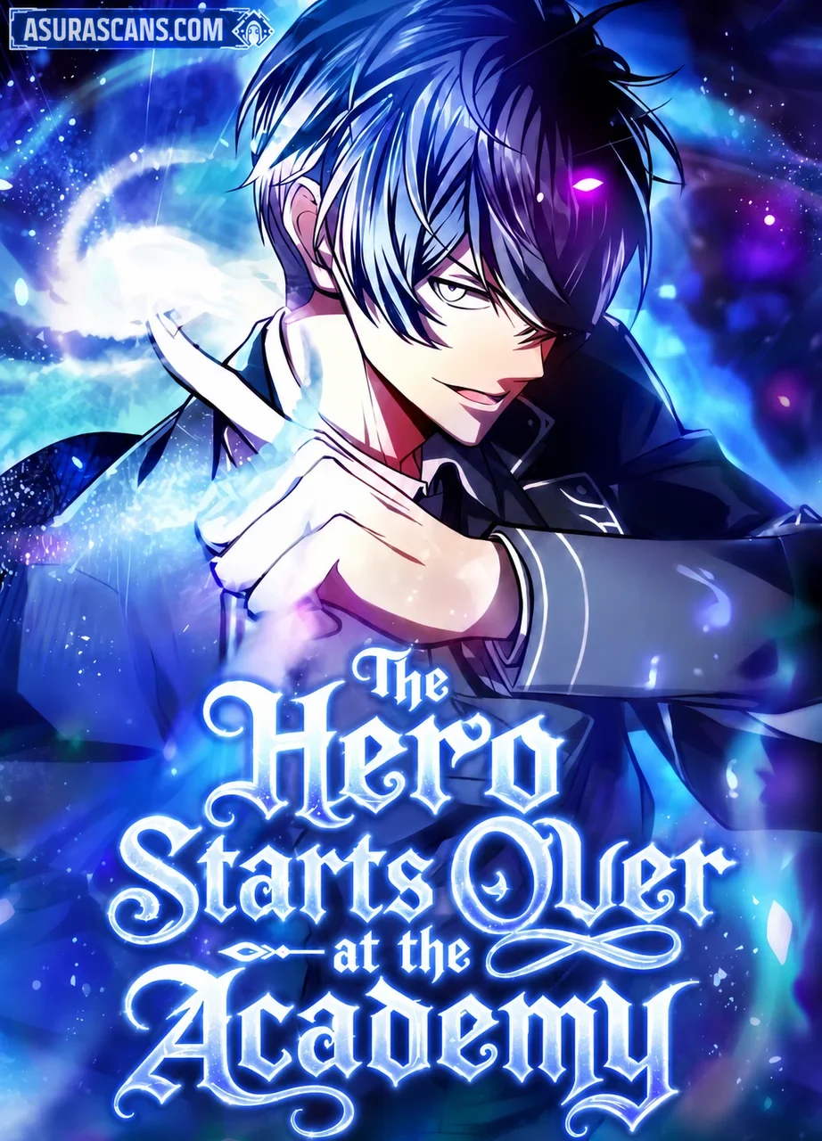 The Hero Starts Over at the Academy Manga cover