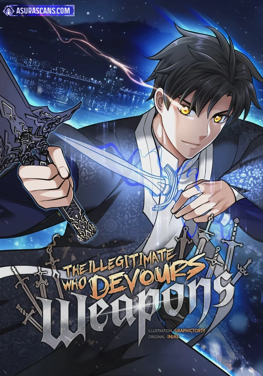 The Illegitimate Who Devours Weapons Manhwa cover
