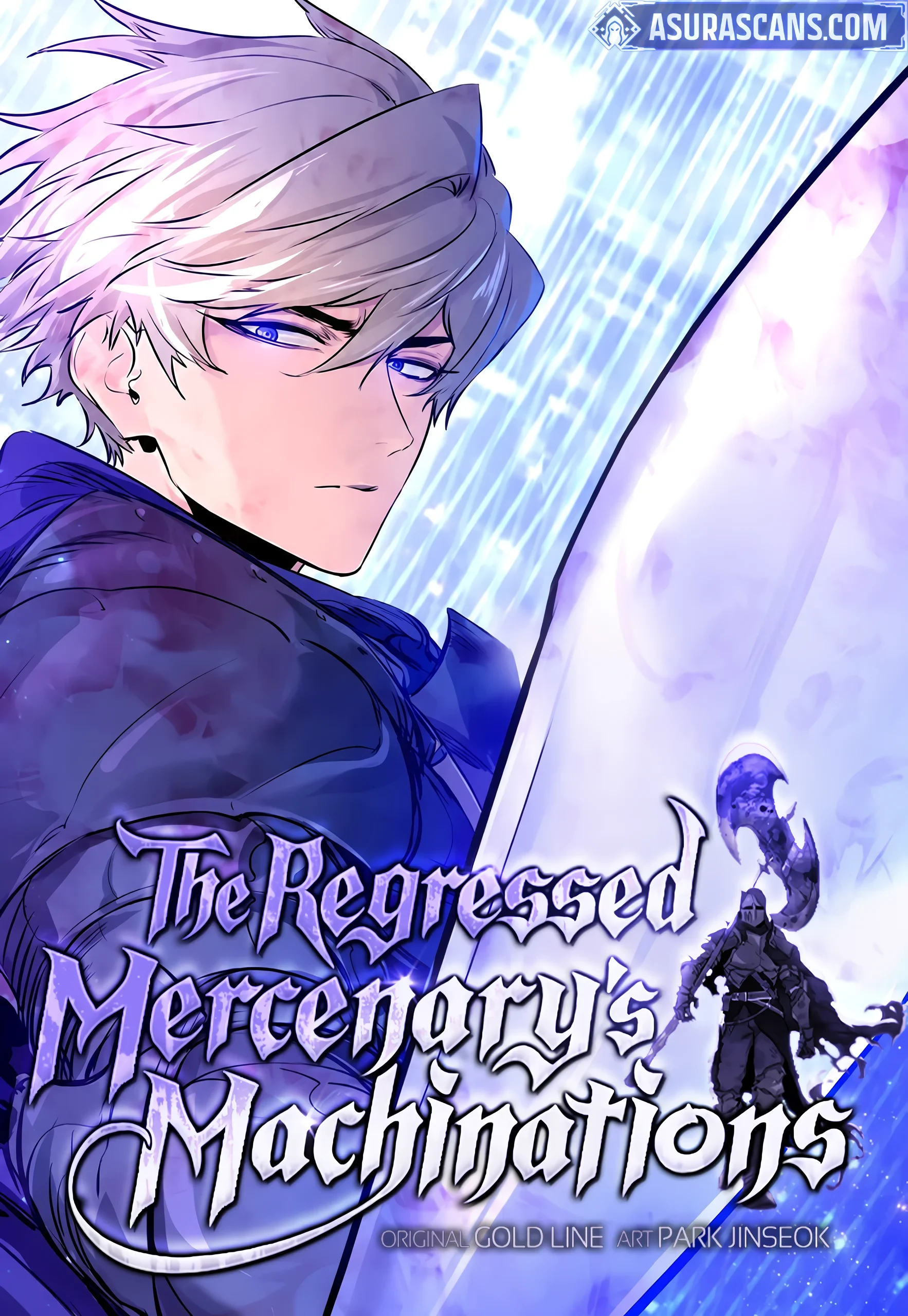 The Regressed Mercenary's Machinations Manhwa cover