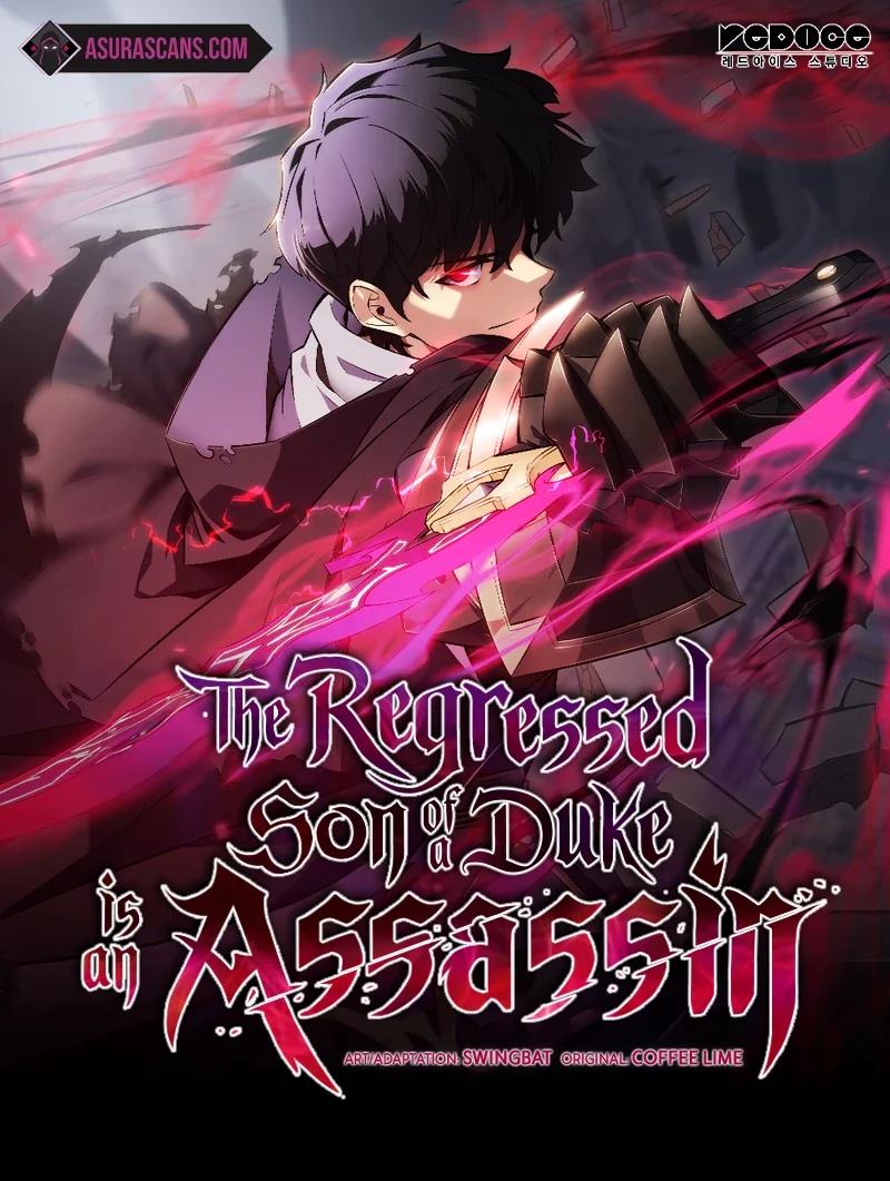 The Regressed Son of a Duke is an Assassin Manhwa cover