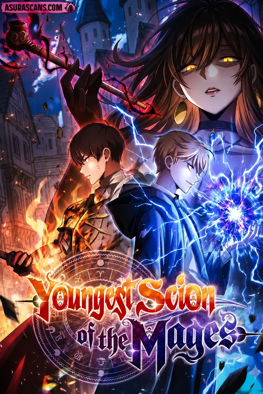 Youngest Scion of the Mages Manhwa cover